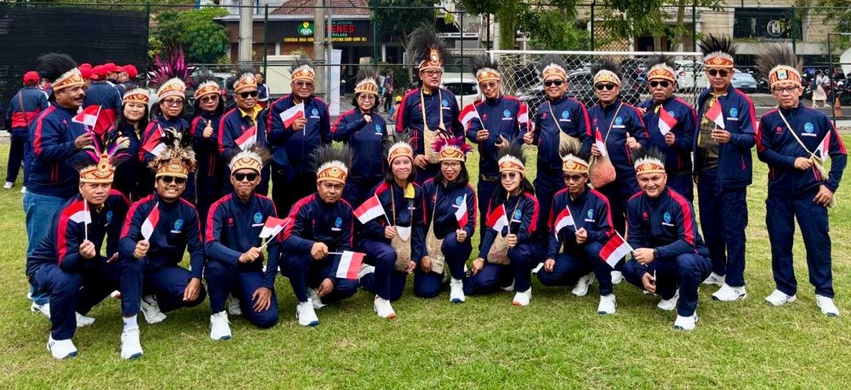 Perkuat Tim PTWP Papua Barat, Ketua Pengadilan Negeri Kaimana Maju di Kejurnas Tenis Beregu Ke-XX