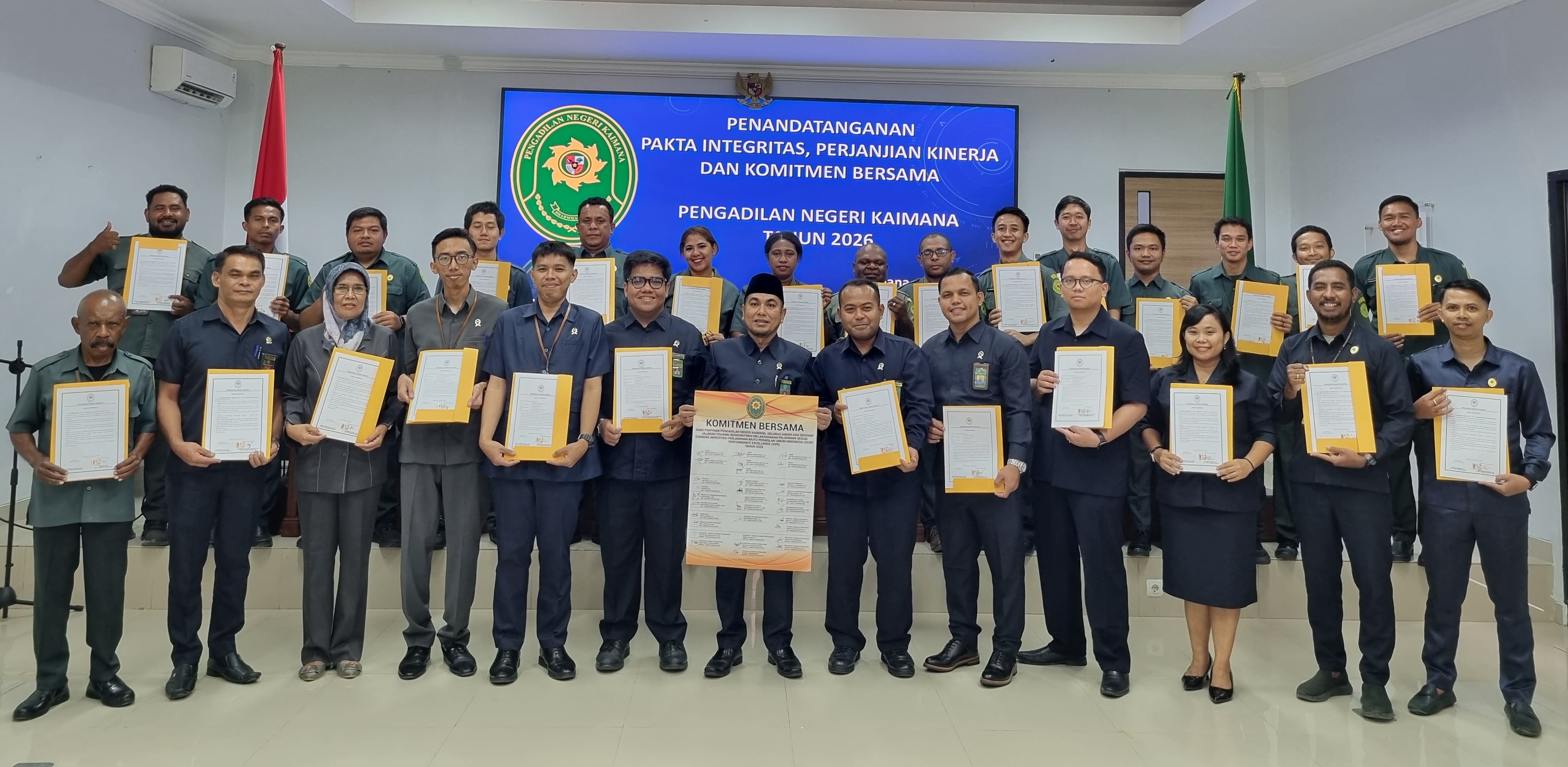 Penandatanganan Pakta Integritas, Komitmen Bersama dan Perjanjian Kinerja Tahun 2026